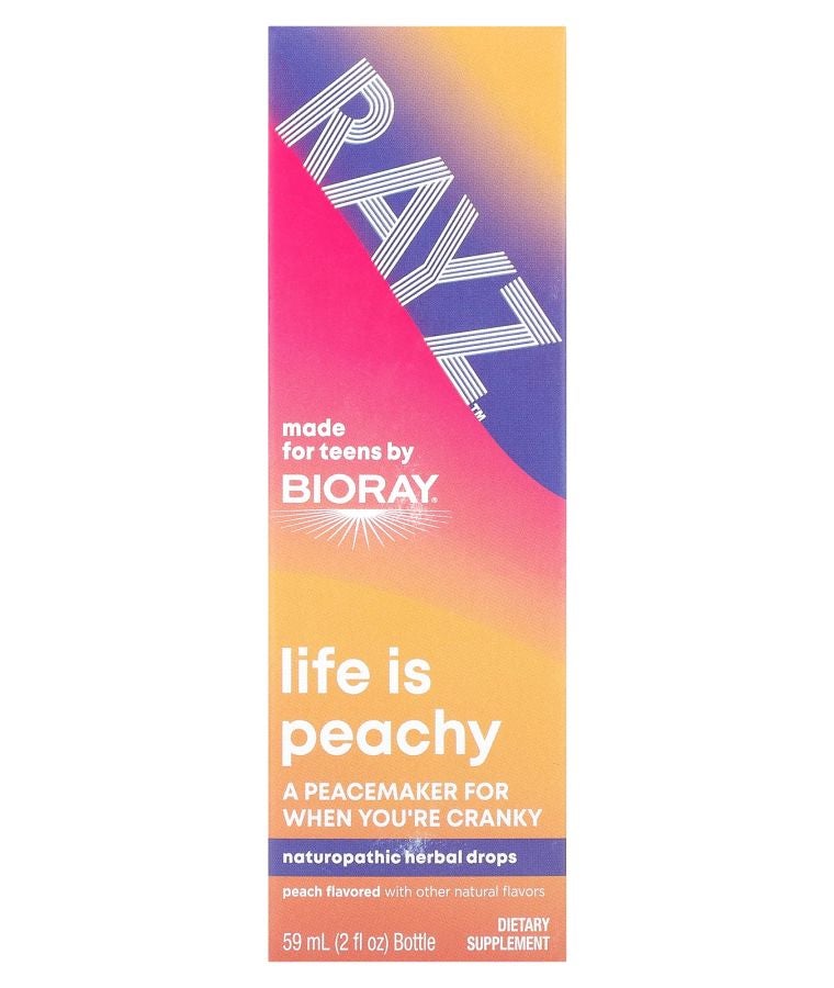 Rayz Life Is Peachy Herbal Drops For Teens Peach 2 fl oz (59 ml)