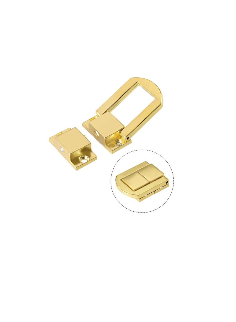 Robustline Toggle Latch, Retro Style Decorative Hasp Jewelery Suitcase Box Catch w Screws, 4 Pcs (8) - Image 2