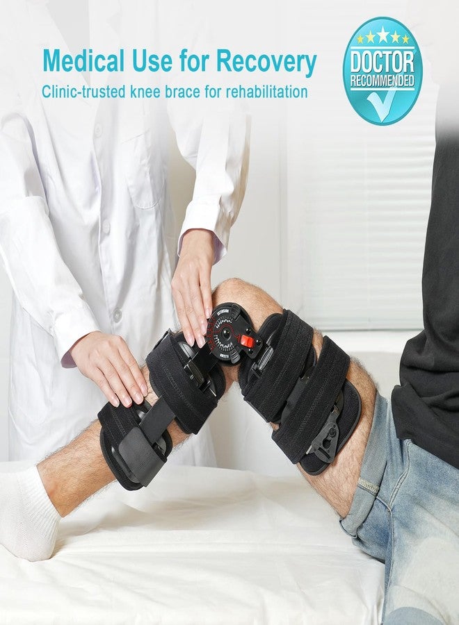 KD ROM Hinged Knee Brace for ACL, MCL, PCL & Arthritis Post-Op Support - Image 2