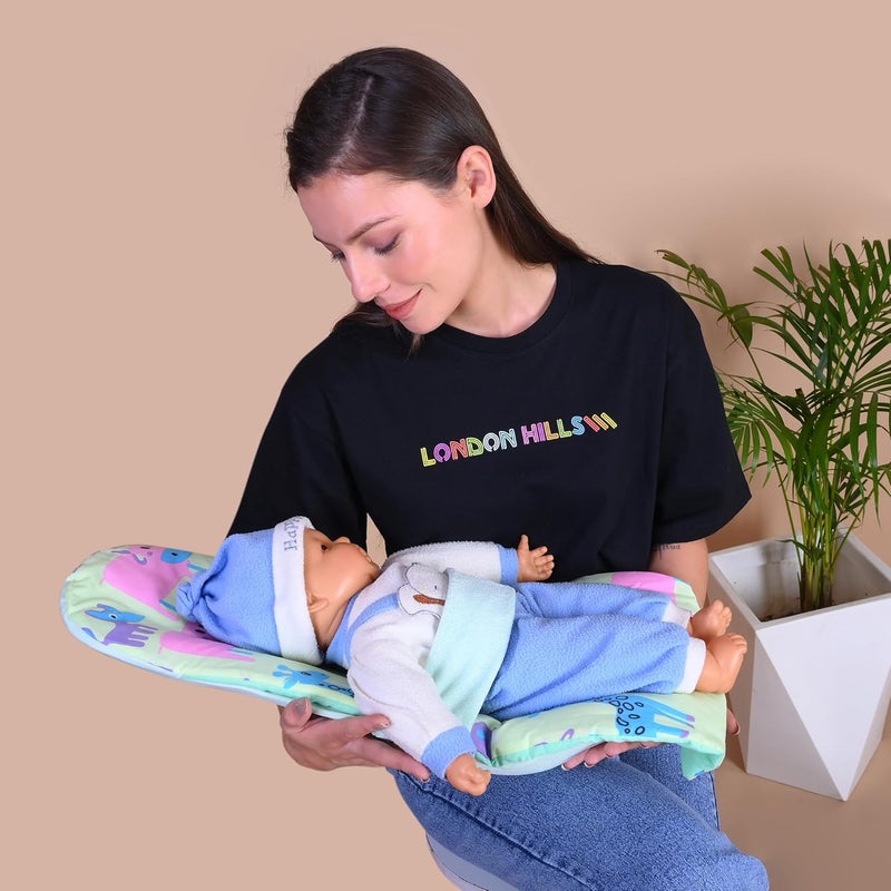 HOOPA وسادة تغذية HOOPA 2 في 1 مع مرتبة قطنية ناعمة (أخضر نعناعي) | وسادة رضاعة | حاملة أطفال | حديثي الولادة حتى 4 أشهر | دعم كامل للجسم | وسادة للرضاعة | وسادة للأطفال - Image 3