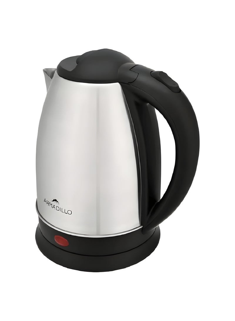 أرماديلو  Electric Kettle, 2 Liters, 1500W, Stainless Steel Body – Silver (KTL-BK-0002) - Image 2
