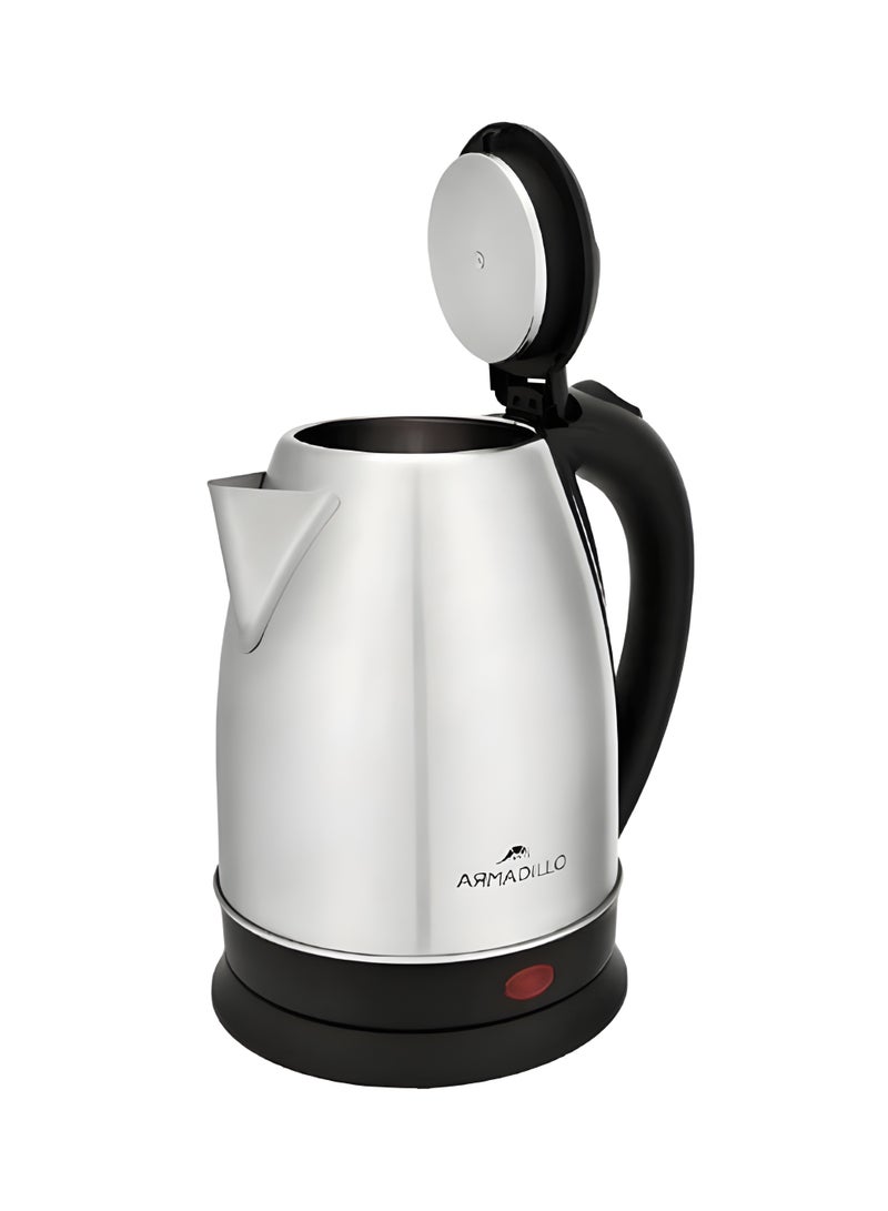 أرماديلو  Electric Kettle, 2 Liters, 1500W, Stainless Steel Body – Silver (KTL-BK-0002) - Image 3