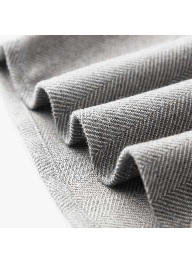 Firs Double-sided Brushed Cotton Long Sleeve Shirt Men Autumn Twill Comfortable Skin-friendly Business Casual Shirt Top - Image 3