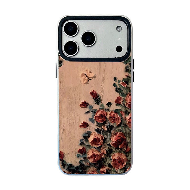 Apple iPhone 17 Pro phone case, featuring a stylish and creative rose-themed drop-proof design - Image 2