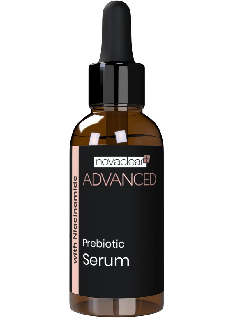 نوفاكلير Novaclear Advanced Prebiotic Serum with 10% Niacinamide – Pore Minimizing, Sebum Control & Microbiome Balance – Oil Control Complex, Squalane & Botanicals – Matte Finish – Ideal Under Makeup – 30 ML - Image 1