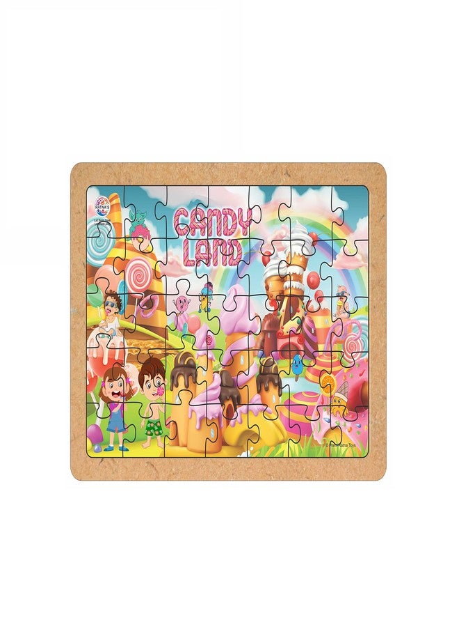 RATNA'S Ratnas Wooden Floor Puzzle Candy Land 35 Pieces Jigsaw Puzzle Size 29.5 cm x 21.5 cm for Kids 3+ Years - Image 3