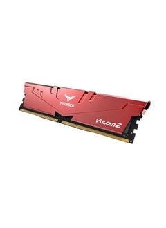 TeamGroup TeamGroup T-Force Vulcan Z 8GB 3200MHz (3200MT/s) CL16 Red DDR4 UDIMM Desktop Gaming Memory, Metal Heatsink, Supports XMP 2.0, Compatible with Intel/AMD CPU, High Performance, Low Latency RAM Module  - Image 2