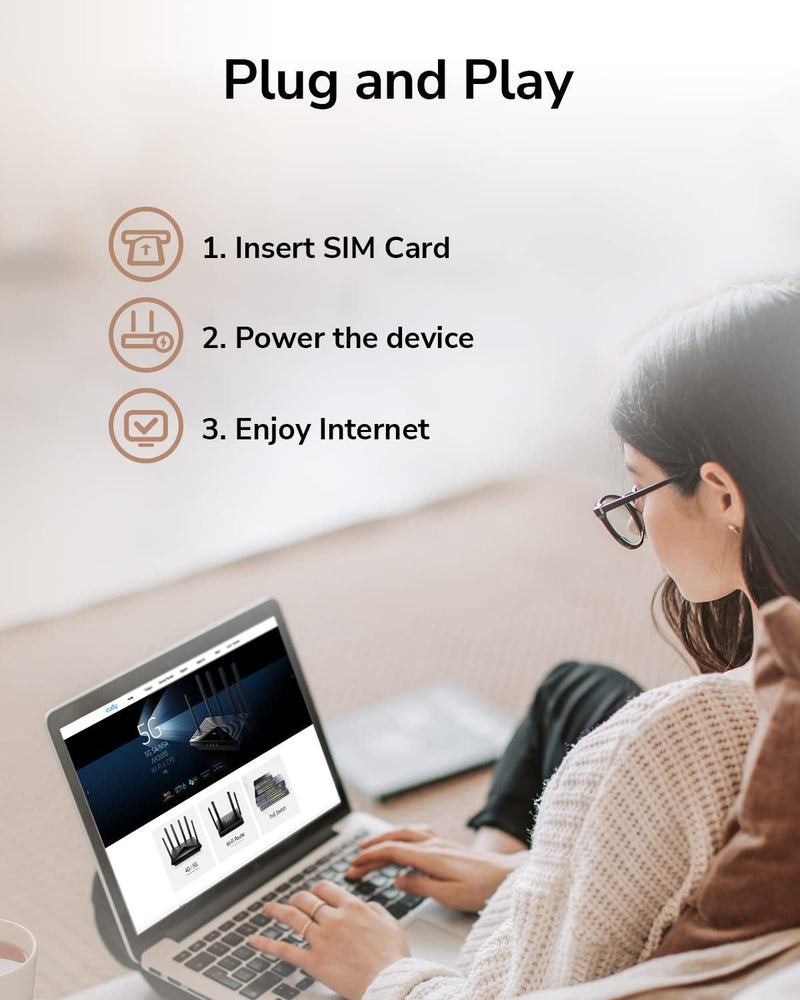 Cudy AC1200 Dual Band Unlocked 4G LTE Modem Router with SIM Card Slot, 1200Mbps Mesh WiFi, EC25-AFX Qualcomm Chipset, 5dBi High Gain Antennas, DDNS, VPN, Cloudflare - Image 4