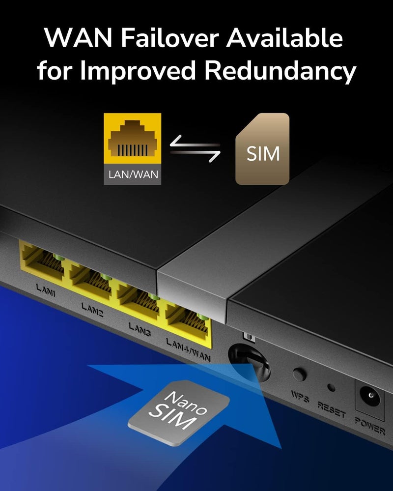 Cudy AC1200 Dual Band Unlocked 4G LTE Modem Router with SIM Card Slot, 1200Mbps Mesh WiFi, EC25-AFX Qualcomm Chipset, 5dBi High Gain Antennas, DDNS, VPN, Cloudflare - Image 5