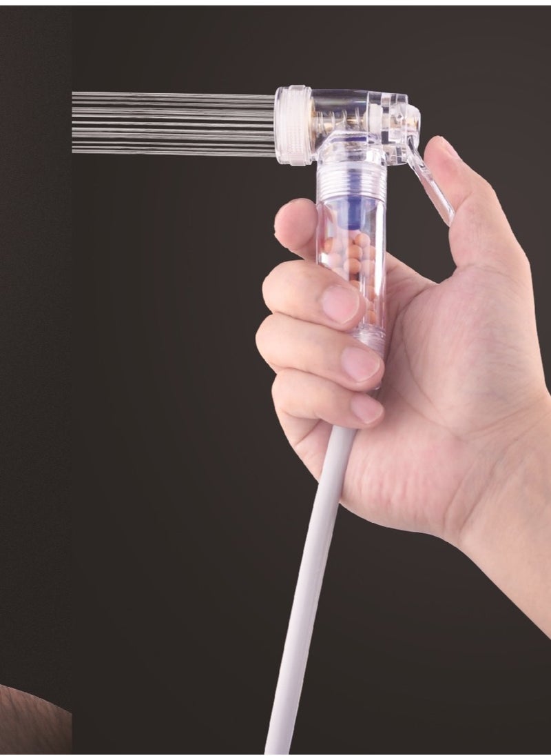 Portable Travel Shattaf / bidet kit. Toilet shattaf Handshower with Filter and 3 meter Hose