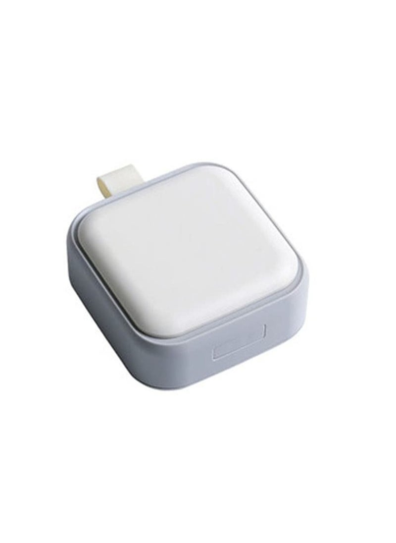 SYOSI Small Pill Case Pill Box Travel Daily Pill Organizer Portable Pretty Pill Container for Purse Pocket Compact Medicine Holder for Fish Oils Supplements White  - Image 1