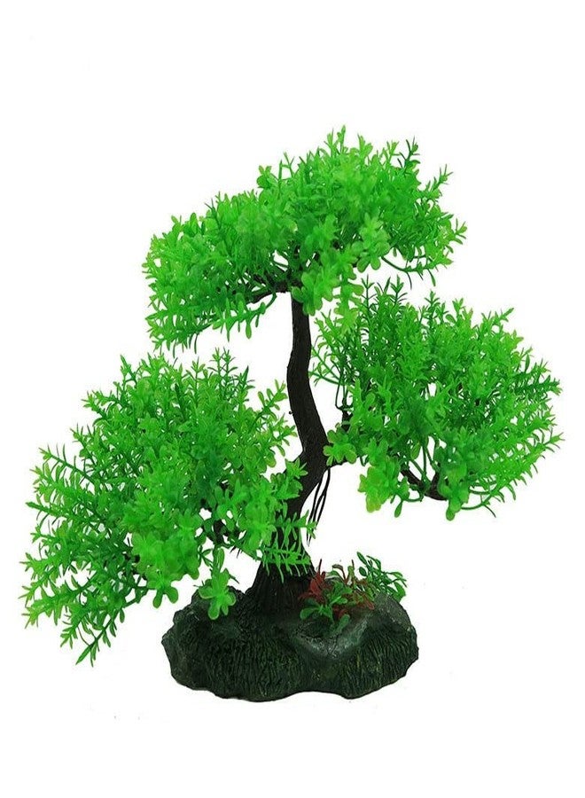 Gingerbread Tropical Fish & Coral Fancy Bonsi Tree's for Freshwater Aquariums (Green)