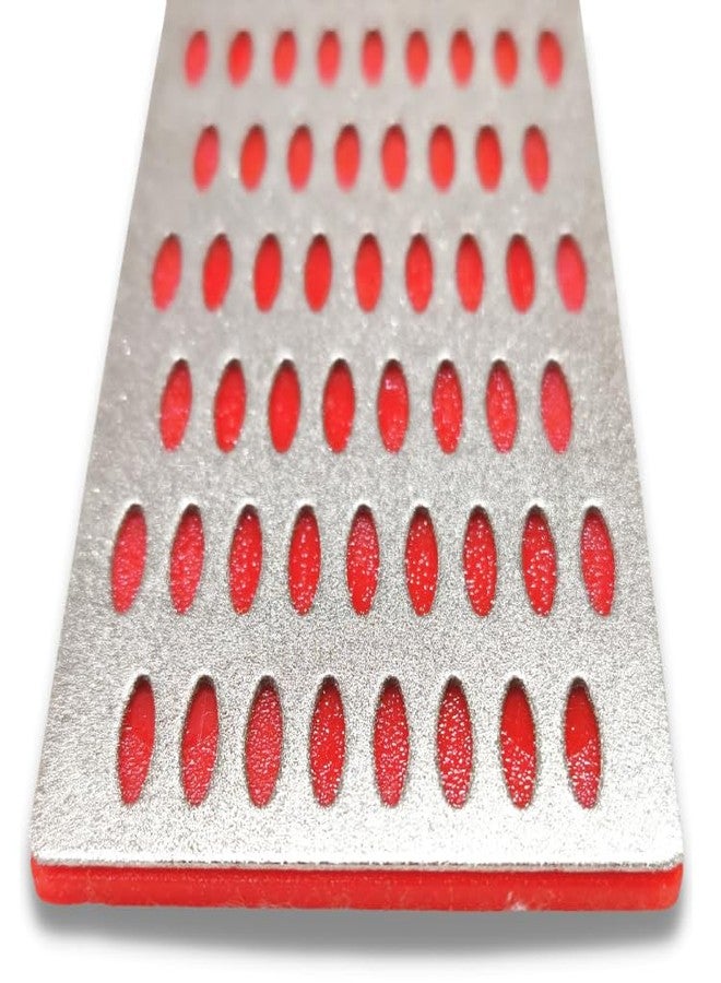 ZIODIC 6”- Inch Diamond Sharpening Stone for Knives, Scissors, Gardening Tools, Razors, Etc. (Multicolour, 152 x 50 MM) - Image 3