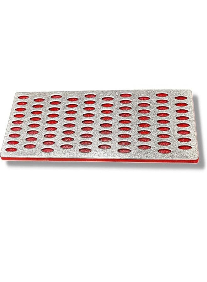 ZIODIC 6”- Inch Diamond Sharpening Stone for Knives, Scissors, Gardening Tools, Razors, Etc. (Multicolour, 152 x 50 MM) - Image 1