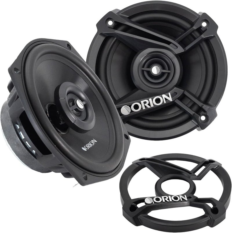 ORION Cobalt Series CB52 5.25â€ 2-Way Coaxial Car Speakers, 200W, 4 Ohms, Full Range, Enhanced Bass, Polypropylene Cone & Butyl Rubber Surround, Easy Install, Grills Included (Pair) - Image 1