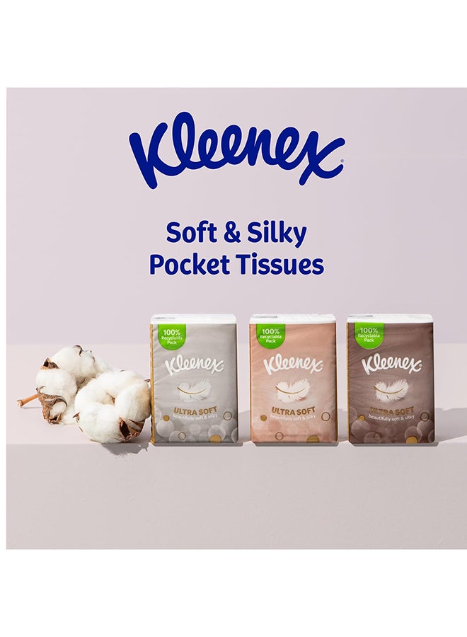 Kleenex Ultra Soft Pocket Pack Tissues, 10 Pack x 7 sheets (4ply) - Image 1