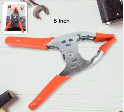 PARDZWORLD PARDZWORLD 6 Inch Spring Clamps Heavy Duty Spring Metal Spring Clamps 3 Inch Mouth Opening For Background Stands Photo Studios Photography Etc 1 Pc - Image 5