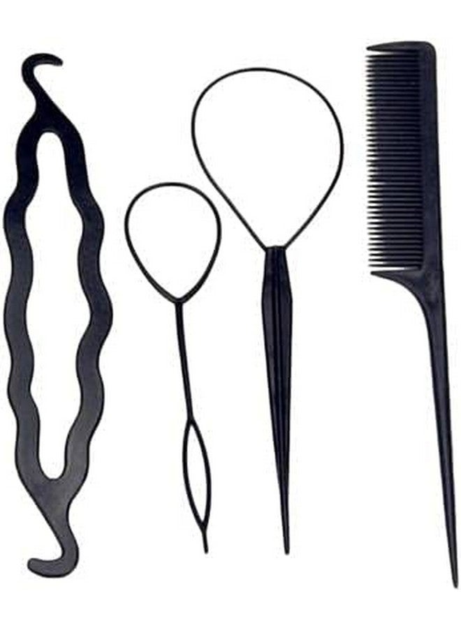 advancedestore Professional Braids Tools/Hair Styling Kits For girls and Women Hair Accessories (1_DONUT_SET_OF_8) - Image 3