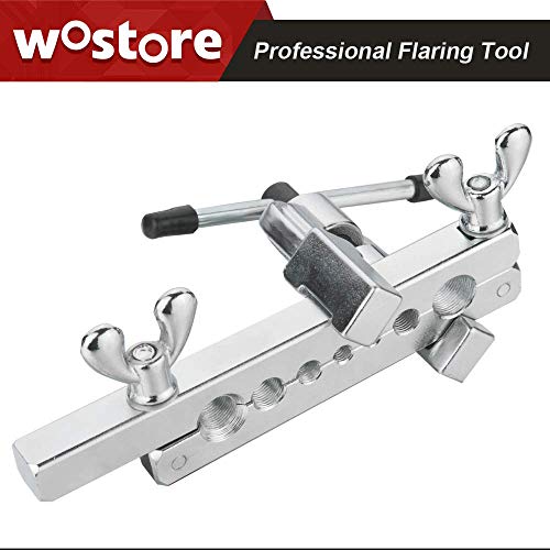 Wostore Flaring Tool Set Single Flare Tubing Pipe 7 Dies of 3/16-5/8 Inch kit in HVAC for plumbing Copper - Image 5