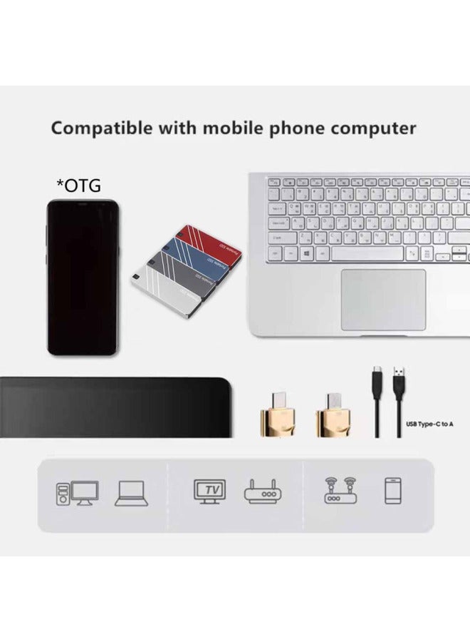 SSD Metal High-speed Mobile Hard Disk Large Capacity 64T Expansion Mobile Solid State External Hard Disk-Color:Silver-Capacity:8tb (256g Expansion) (ordinary Model)  - Image 4