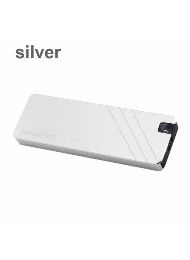 SSD Metal High-speed Mobile Hard Disk Large Capacity 64T Expansion Mobile Solid State External Hard Disk-Color:Silver-Capacity:8tb (256g Expansion) (ordinary Model)  - Image 1