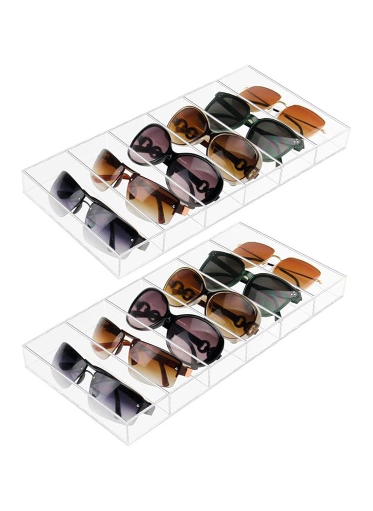 Acrylic Sunglass Organizer, Eyeglass Case Storage for Multiple Glasses - 2pcs - pzsku/ZD70EB69466E1C5BBE5F8Z/45/_/1726128260/e24a5d1d-3513-4d4d-b32e-d16f2e2f75ef