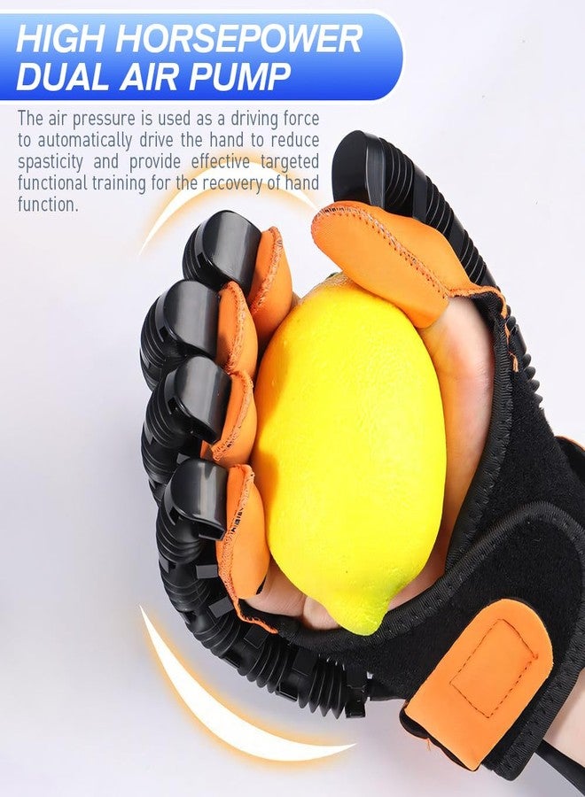 BAUSATZ Rehabilitation Robotic Gloves for Stroke Recovery-Multiple Training Modes，Custom Settings Finger Rehab Trainer，Stroke Recovery Equipment (Left Hand-Large) - Image 5