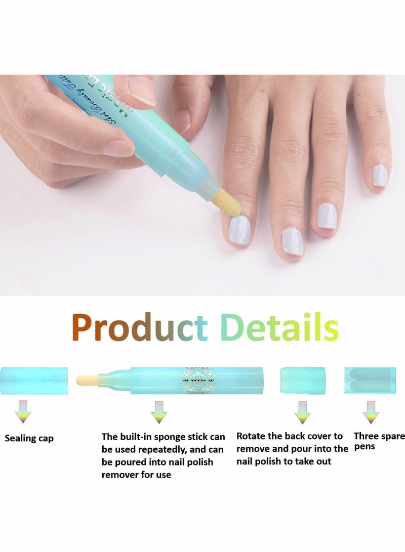 KASTWAVE Nail Polish Corrector Remover Pen 6PCS Correction Magic eraser pen Cuticle Clean Up Makeup - Image 3