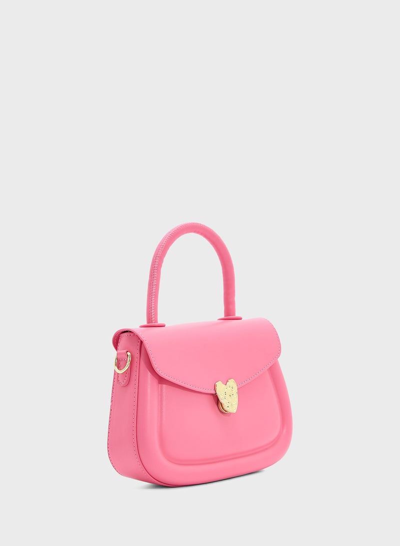 جينجر حقيبة ساتشل بإغلاق على شكل قلب - Image 3