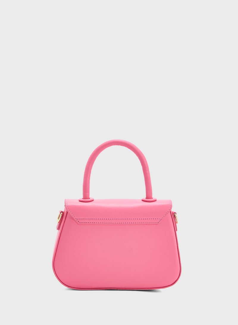 جينجر حقيبة ساتشل بإغلاق على شكل قلب - Image 2