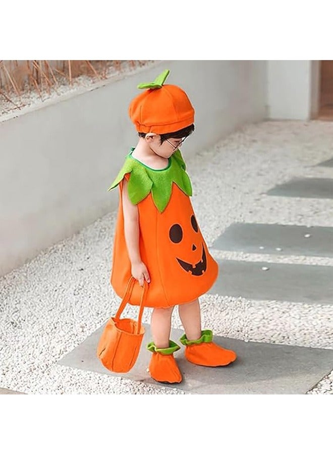 Loquat Pumpkin Costume for Kids, Children Pumpkin Costumes  Cosplay, Toddler Infant  Costume Outfit for Boy Girl,  Pumpkin Dress Up - Image 3