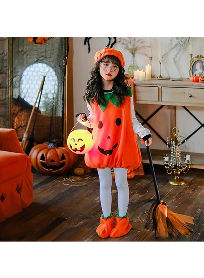 Loquat Pumpkin Costume for Kids, Children Pumpkin Costumes  Cosplay, Toddler Infant  Costume Outfit for Boy Girl,  Pumpkin Dress Up - Image 4