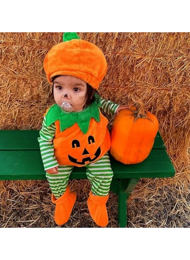 Loquat Pumpkin Costume for Kids, Children Pumpkin Costumes  Cosplay, Toddler Infant  Costume Outfit for Boy Girl,  Pumpkin Dress Up - Image 5