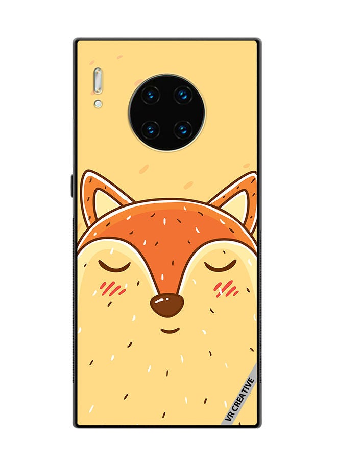 VR CREATIVE Protective Case Cover For Huawei Mate 30 Pro Sleeping Fox Design Multicolour - Image 1