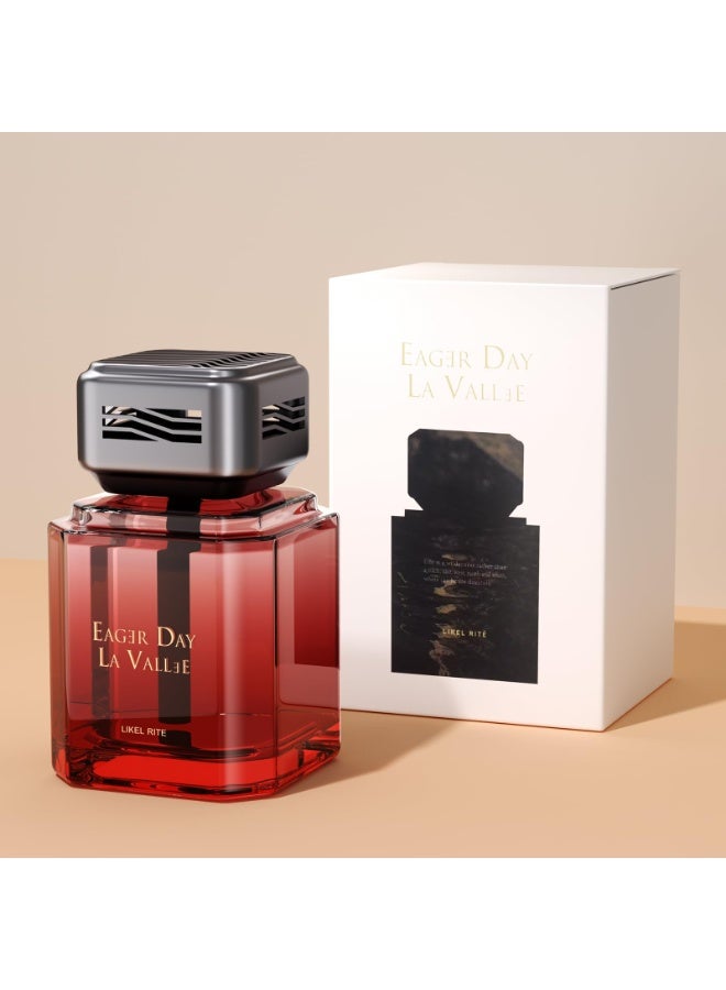 Car Air Freshener Cup Diffuser 3.52 FL OZ Car Air Freshener Diffuser - Made with Natural Plant Extracts, Can Be Used in Cars, RVs, Offices, Wardrobes, Etc (Rose Scent) - Image 1