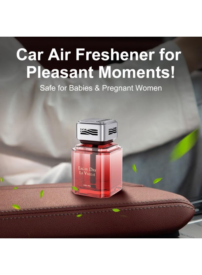 Car Air Freshener Cup Diffuser 3.52 FL OZ Car Air Freshener Diffuser - Made with Natural Plant Extracts, Can Be Used in Cars, RVs, Offices, Wardrobes, Etc (Rose Scent) - Image 5