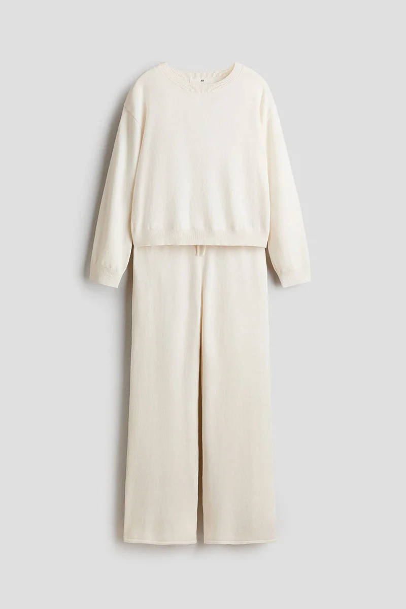 اتش اند ام طقم مصمم بحياكة ناعمة - عبوة من قطعتين