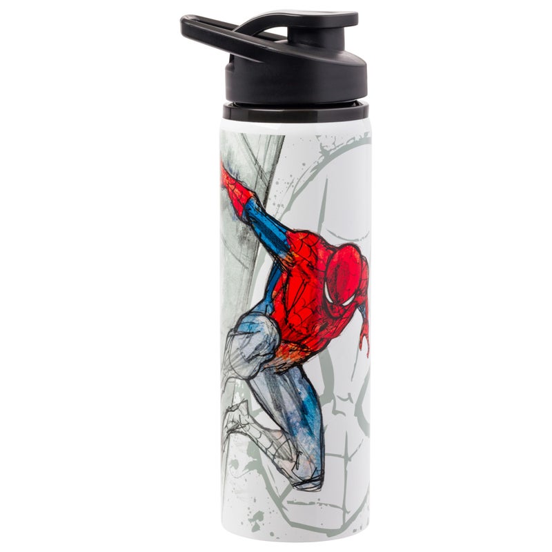 Silver Buffalo Marvel Spiderman Stainless Steel Water Bottle, 25 Ounces - Image 4