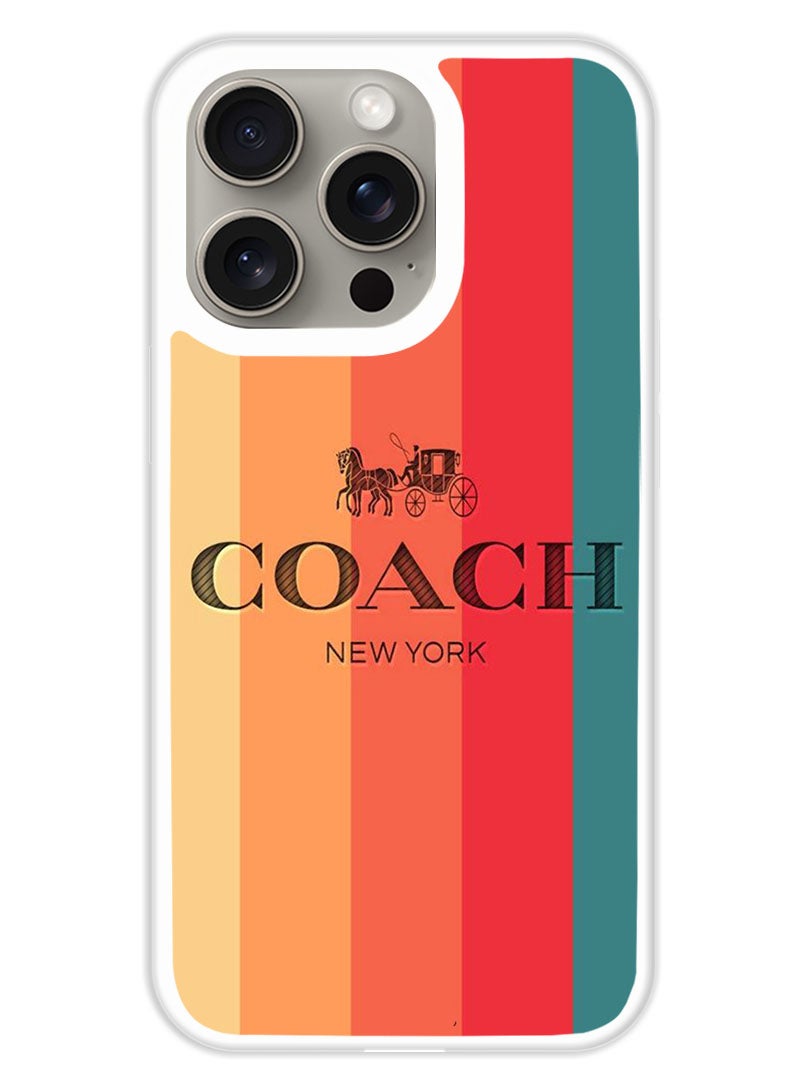 Theodor غطاء حماية لجهاز أبل آيفون 15 برو ماكس نيويورك (واقي أبيض) - Image 1