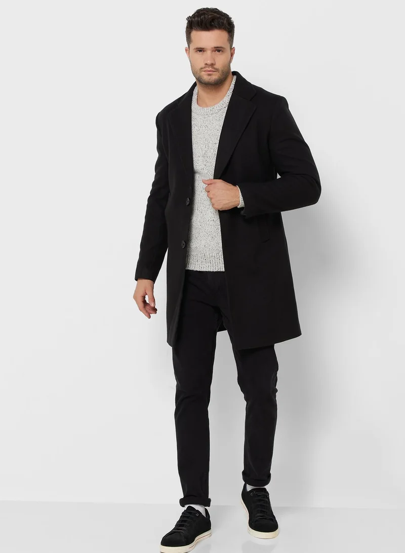 Robert Wood Long Overcoat