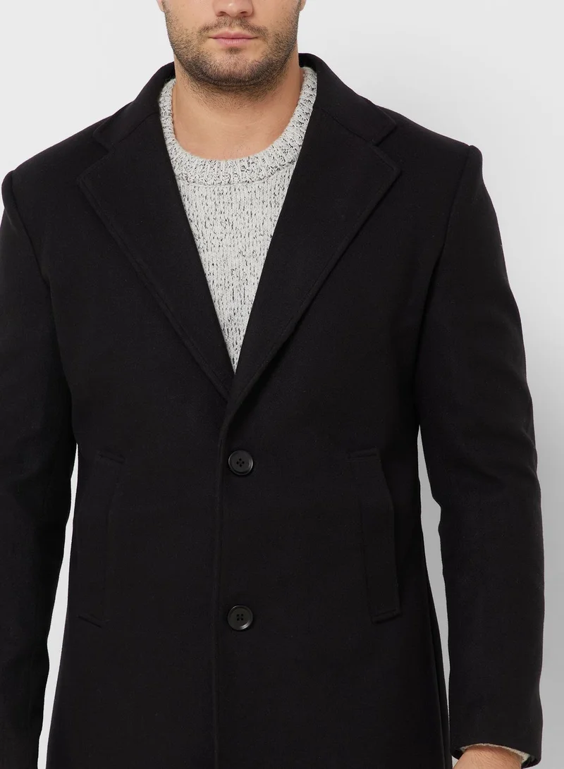 Robert Wood Long Overcoat