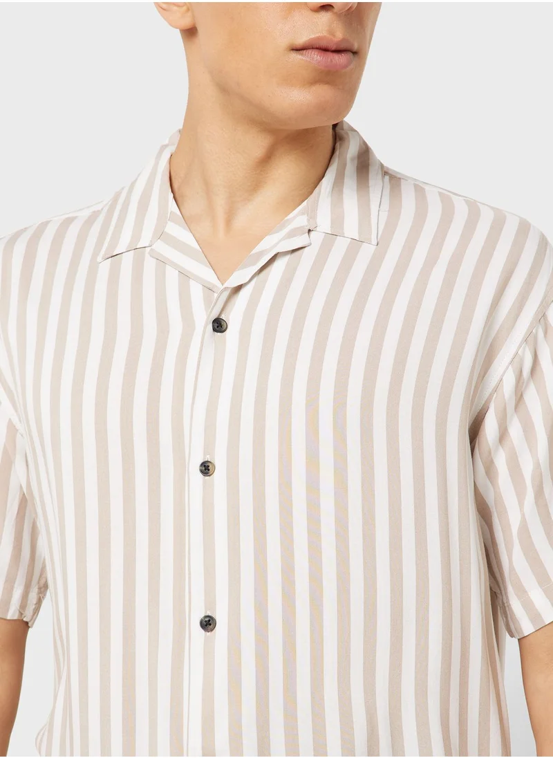 JACK & JONES Striped Regular Fit Shirt