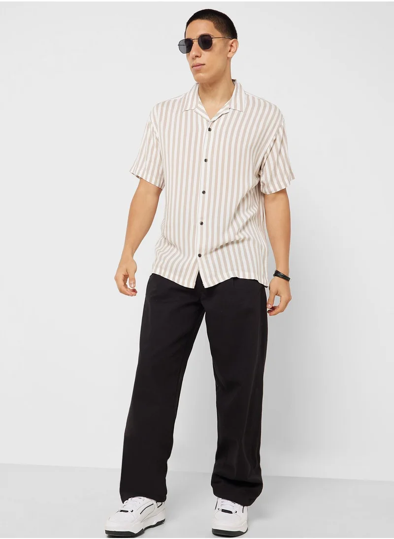 JACK & JONES Striped Regular Fit Shirt