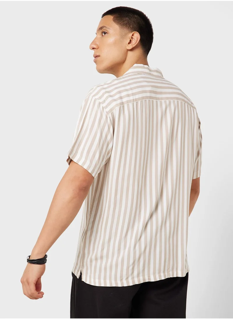 JACK & JONES Striped Regular Fit Shirt