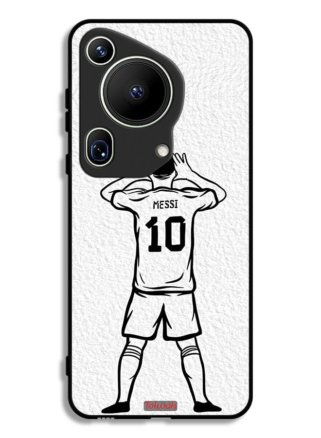 Tolwak Huawei Pura 70 Ultra Protective Case Cover Messi Sketch - Image 1