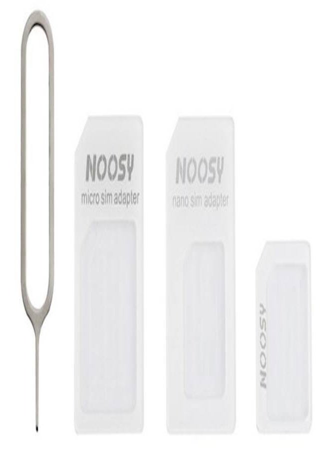 نوسي محول شريحة SIM صغيرة 4 في 1 مع محول شريحة SIM نانو ومفتاح إخراج دبوس - الحل الأمثل لاتصال سلس! - Image 2
