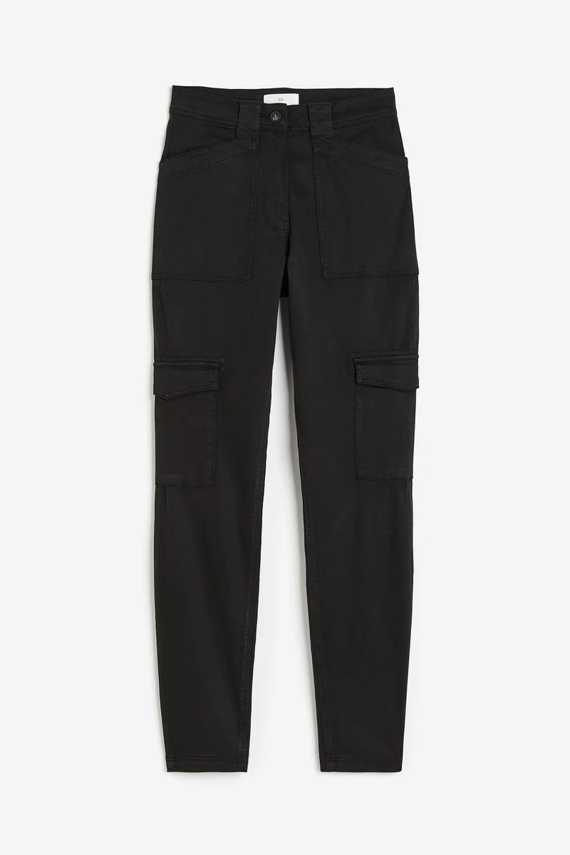 H&M Lyocell-blend cargo trousers