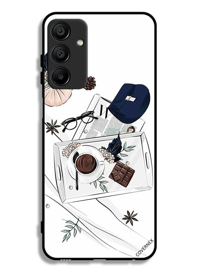 Covernex Samsung Galaxy A15 4G Protective Case Cover Coffee Chocolate Art - Image 1