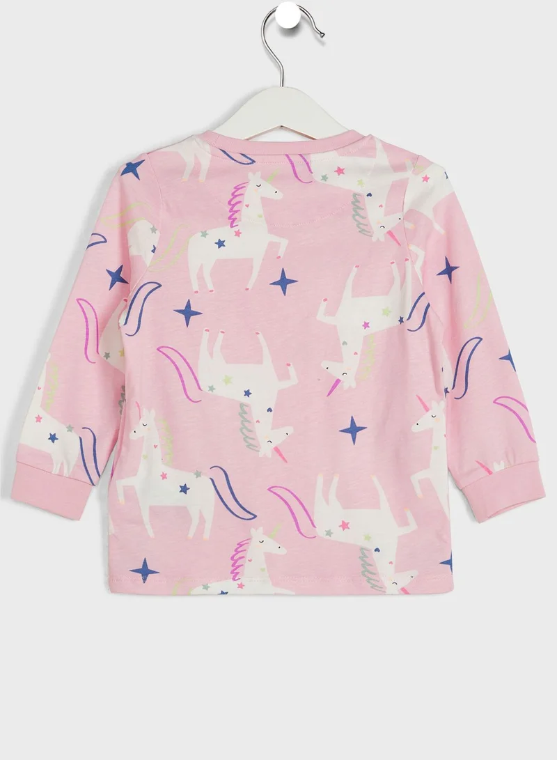 Marks & Spencer Kids 2 Pack Unicorn Pyjama Set