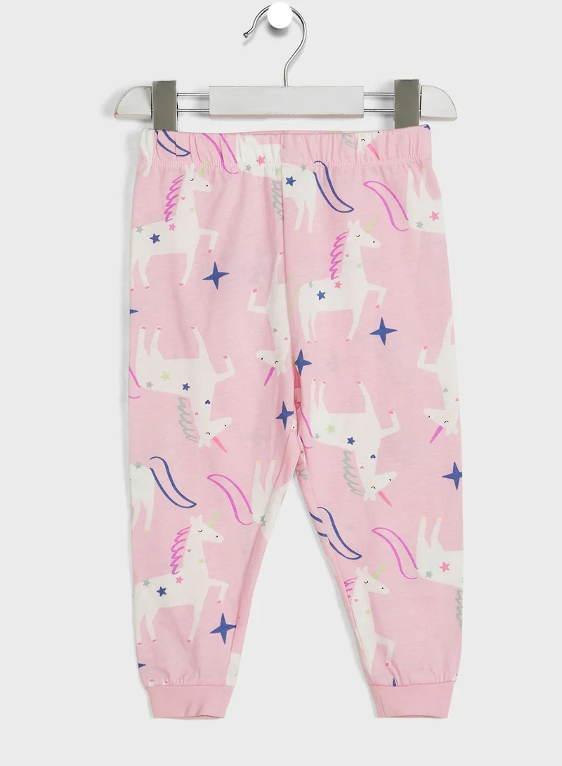 Marks & Spencer Kids 2 Pack Unicorn Pyjama Set